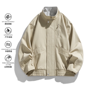 美式vintage豹纹衬衫夹克牛仔短袖外套设计感JK02528-P90图片