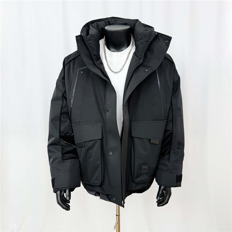 2025新款连帽90白鸭绒羽绒服 D213-H24023-P450图片