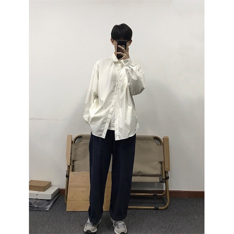 dk制服男白色春日衬衫男cleanfit西装衬衣氛围感外套CS55-P40,男装衬衫,星座1007（原301D）