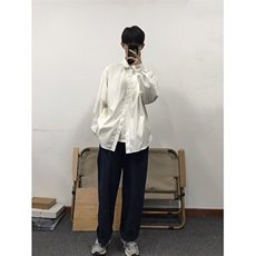 dk制服男白色春日衬衫男cleanfit西装衬衣氛围感外套CS55-P40，男装衬衫，星座1007（原301D）