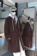 长款过膝男装呢料呢子大衣冬季呢子连帽外套XZ514-2-24251-P135，男装毛呢大衣，星座514-2(原B239)