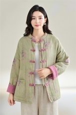 2025冬装新款修身保暖时尚菱形格连帽个性女士棉服外套，女装棉衣/棉服，江忆布依