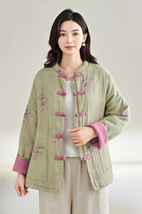 2025冬装新款修身保暖时尚菱形格连帽个性女士棉服外套图片