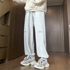 提供视频抖音无差价！男士华棉刺绣休闲裤运动裤QT707-k838，女装休闲裤，星座617B