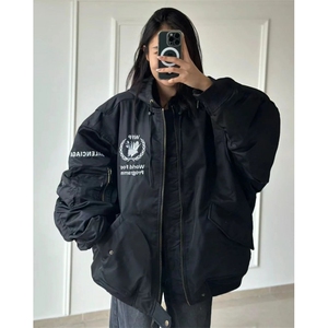 网络图现货！飞行员夹克棉服设计感小众高级连帽棉衣RMY99-P138图片