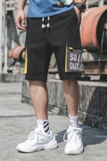 男夏季短裤潮流工装裤男士大码日系宽松休闲5分中裤子DS375T，男装休闲裤，电商A102
