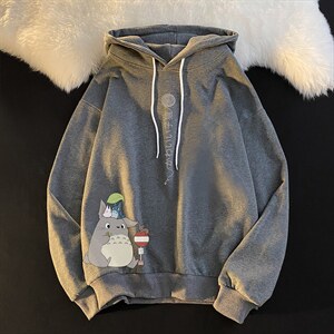 WY2152-P35 加绒款-P40 纯棉连帽卫衣男大码运动帽衫宽松薄外套男图片