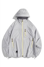 UPF50+有报告凉感轻薄透气宽松大码潮流防晒服DQC659-P48，男装防晒衣，电商B306