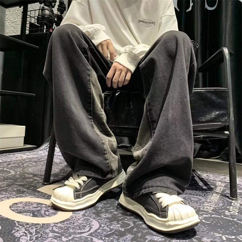 牛仔裤男秋季潮大码休闲裤子N224P45,男装牛仔裤,星座1116-2