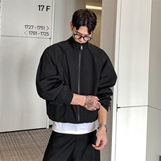 高品质春装新款老钱风美式高街解构立领棒球服飞行夹克休闲外套潮，男装夹克，电商A443