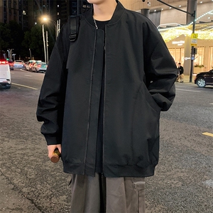 港风秋季新款外景飞行员夹克男宽松二开棒球服MYJ24-7860-特P53图片