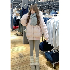 复古毛领连帽加厚棉服女冬季保暖工装外套派克服棉袄M7857，男装棉衣，星座1116A（原606A-3）