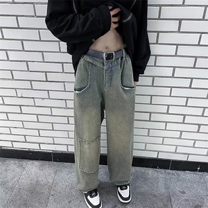美式牛仔裤男款秋季长裤潮 N8039 P50图片