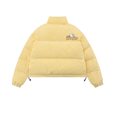 白底新款冬季时尚百搭宽松字母印花棉服外套MY65002P85控118，男装棉衣，电商A268-1