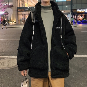 2022羊羔毛棉衣男冬季潮oversize加绒加厚棉袄XZ102A-4-MY12-P120图片