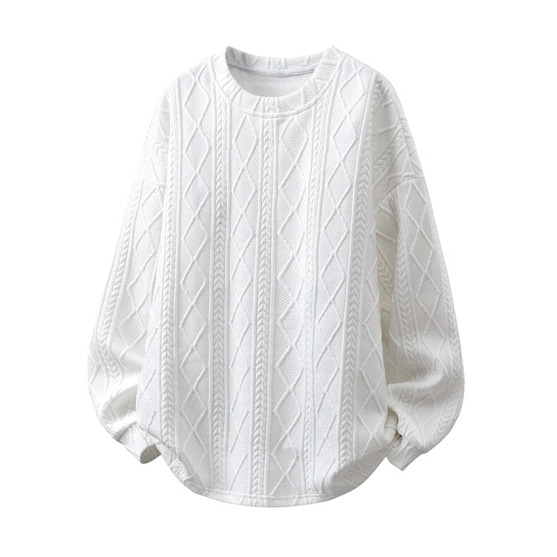 立体菱形花纹大码M-5XL卫衣男：聚酯纤维95%氨纶5%WY77052P38控58，男装卫衣，星座227-7