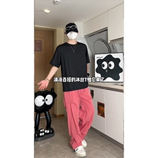 有报告!2026夏季新款防晒短袖男宽松运动T恤24XT77156特批15，男装T恤，电商A042