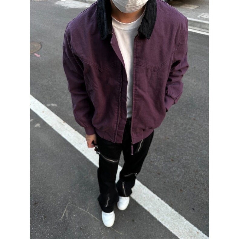 【有货】cleanfit紫色底特律外套男高级感工装夹克8156LL-特P62,男装夹克,星座1007（原301D）