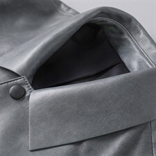 CMJ891秋冬新款男士皮夹克韩版修身绵羊皮外套P690，男装夹克，电商B360A（原721A）