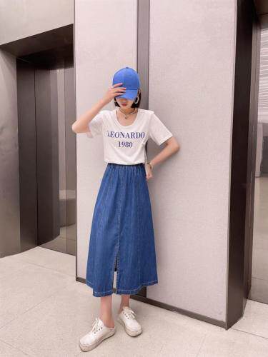 新款牛仔裙，女装，娇姿百合