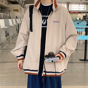 JK3012/P55秋装现货潮流立领夹克男外套宽松大码上衣服男控78图片