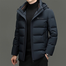 DF23536钱塘2020-2时尚休闲简约冬季厚款中年男士羽绒服P313，男装羽绒服，钱塘207-2
