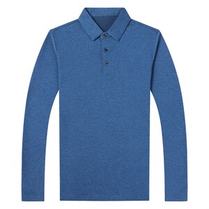 QLM55180男式秋季服装新款长袖T恤青年翻领四季打底体恤P95图片