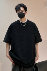 休闲ins风情侣款上衣日系潮流高级感短袖圆领上衣HY275TP38控58，男装T恤，电商A102B