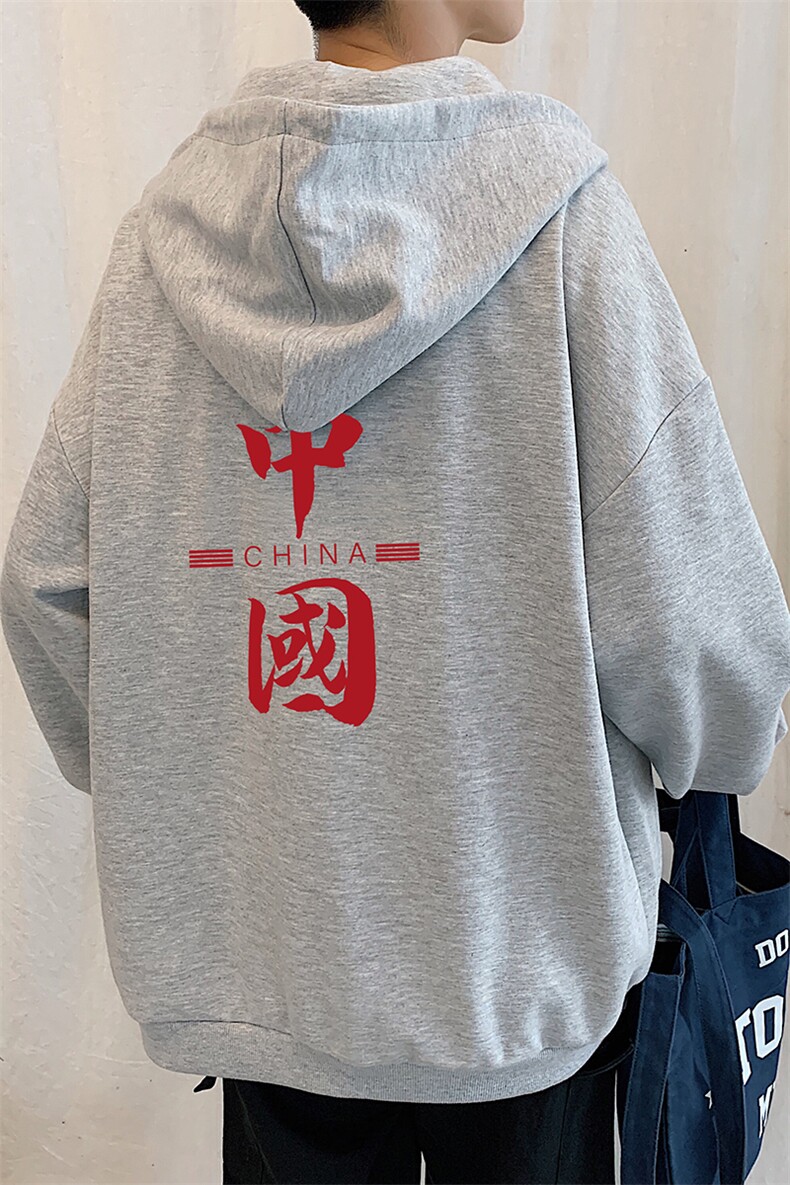 KS21198-P38加绒-P43连帽开衫卫衣男运动外套大码班服,男装卫衣,电商A040