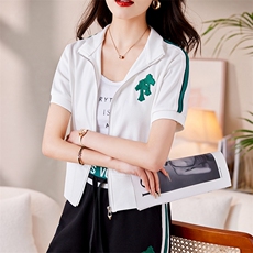 《两件套》套装女2025夏季新款洋气减龄时髦小个子时尚阔腿裤女，女装运动套装，天丽