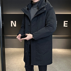 标50白鹅绒款高级感品质中长款羽绒服男外套C317-Y8625-P325，男装羽绒服，电商C317