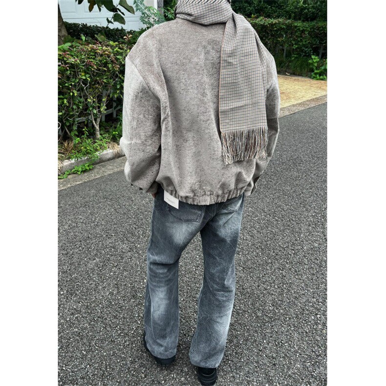 【有货】CLBJK956CC-特P85树纹肌理千鸟格内里哈灵顿夹克外套,男装夹克,星座1007（原301D）