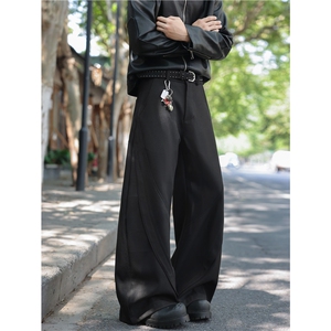 美式秋季新款高街拼接解构休闲弯刀牛仔裤B315-K25356-特p46控88,男装牛仔裤,电商B315