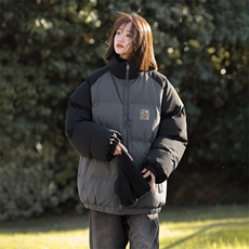 现货抖音得物可供视频三防加厚羽绒拼接棉衣外套面包棉服86651，男装棉衣，电商A486