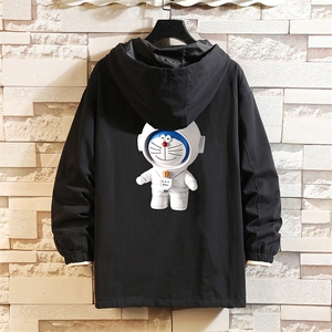 JK41233-P85  纯棉连帽夹克男士大码工装夹克男 砖墙图片