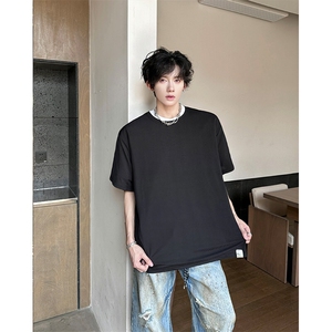 8XL-M 高品质！！特大码冰丝速干T恤男透气短袖上衣纯色DX314P25图片
