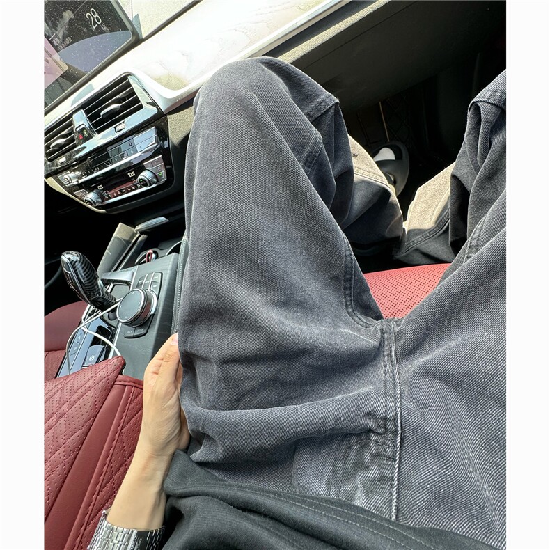 水洗猫须微喇牛仔裤潮流男潮流男士直筒男裤喇叭裤牛仔裤D556/P45,男装牛仔裤,星座206（原A221）