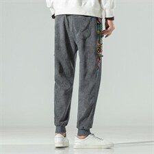 秋冬季灯芯绒风长裤九分裤电商A057-K153-P40（控78），男装休闲裤，电商A057B