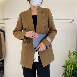 秋季新款金纺西装图片