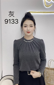 2024年秋季纯色百搭打底衫宽松小衫女图片
