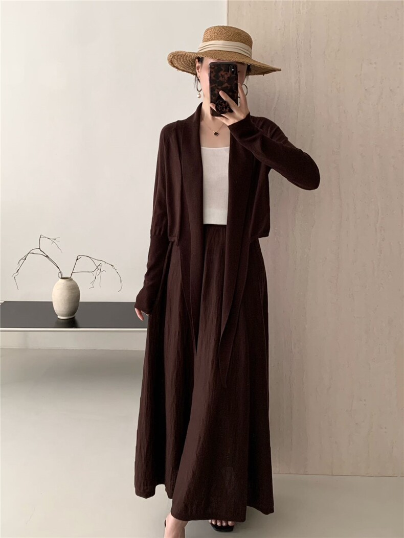 2025百搭不规则开衫简约外搭，女装针织衫/毛衣，巧奈羊绒