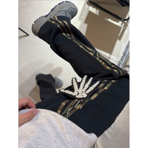 【有货】WK697HH-特P55 三条杠裤子男款设计感垂感条纹hiphop卫裤图片