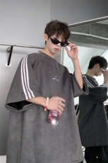 重磅T恤设计感短袖港风T大码T日系T美式小众T1016-1T301P45K59，男装T恤，星座1016-1（原电商B408-1）