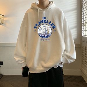 连帽卫衣男大码胖子帽衫大号运动服WY2410-P35图片