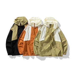 F708 P58防晒指数50+ 薄款宽松大码港风情侣防晒衣夹图片