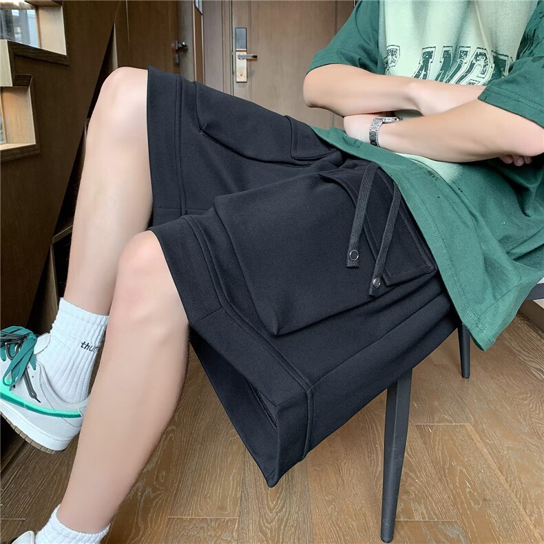 V169-P42 青少年休闲工装短裤夏季新款潮牌宽松美式五分裤潮流图片