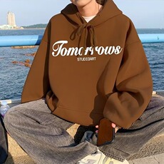 350g华棉潮牌印花连帽卫衣慵懒风宽松oversize外套5167-P43网络图，女装短外套，电商B245