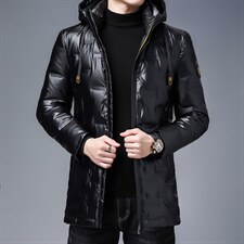 新款冬中长款羽绒服男中年休闲拆卸帽外套中年爸爸装XXH2085-P280,男装羽绒服,电商B212（原钱塘6029）