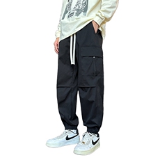 抖音品质春季潮流新款户外松紧宽松休闲裤A409-1，男装休闲裤，电商A409-1