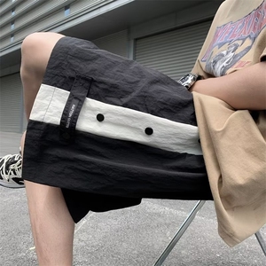 时尚潮牌宽松型松紧腰休闲裤HD19P28图片